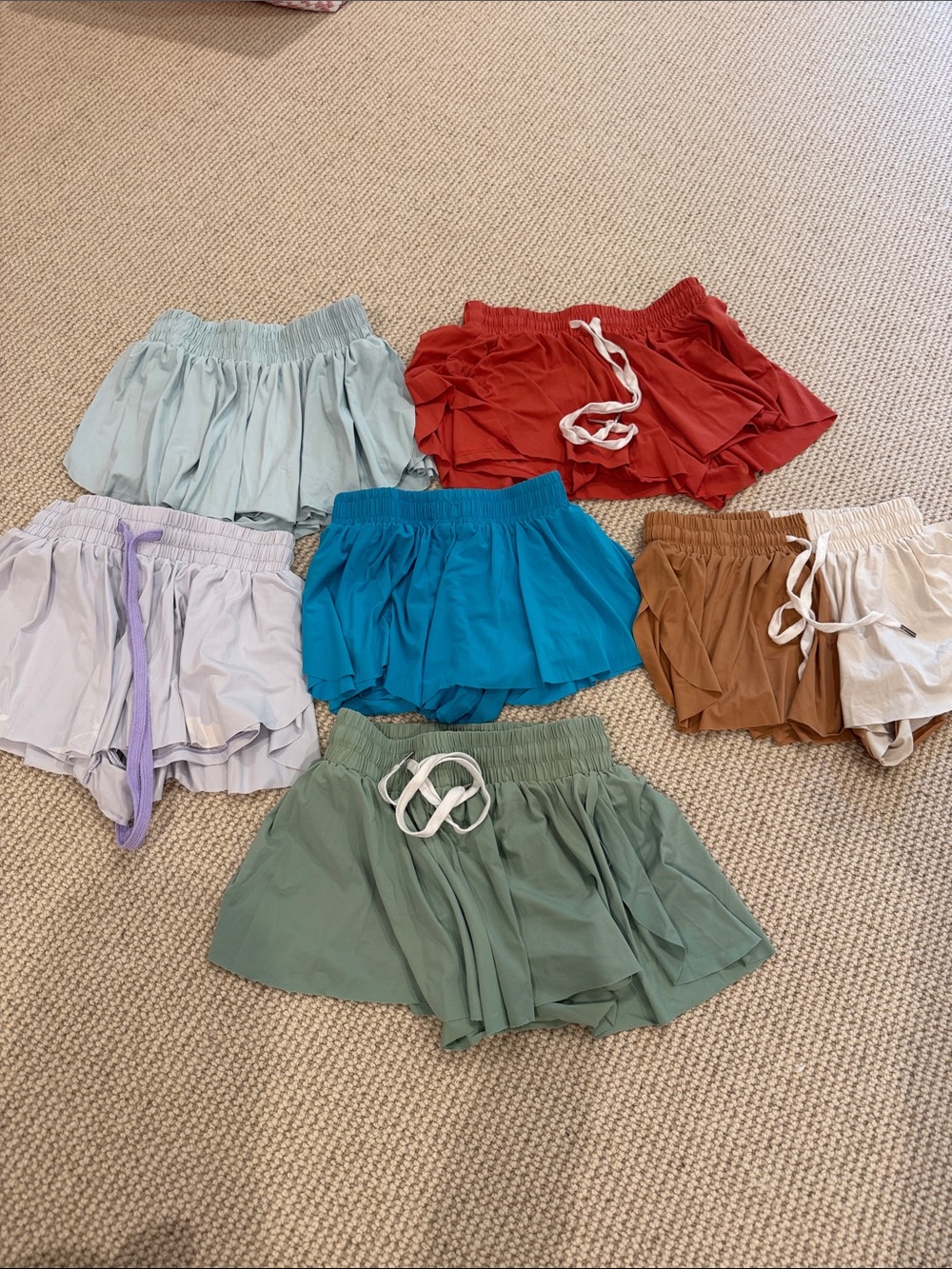 Keiki Kona  Flutter Shorts - Multi Color Pack (Green Shown)